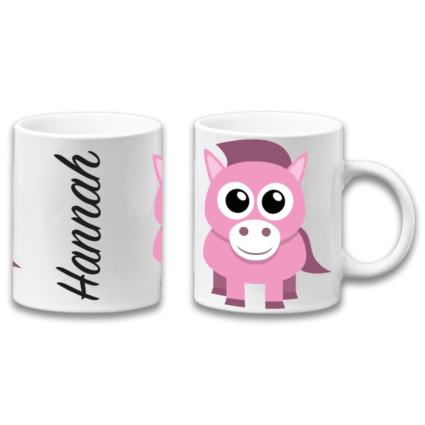 Adorable Pony Personalised Your Name Gift Mug