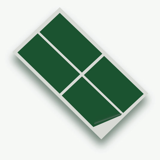 Racing Green Matte 100x200mm Vinyl Wall Tile Stickers Kitchen & Bathroom Transfers