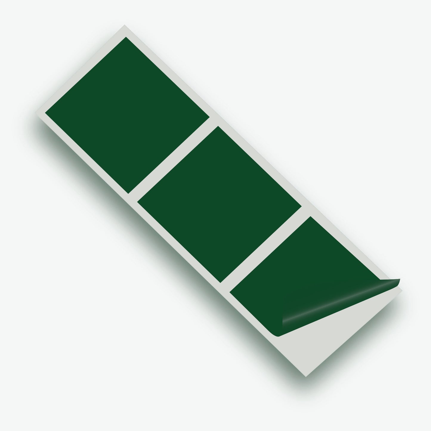 Racing Green Gloss 150mm SQ Vinyl Wall Tile Stickers Kitchen & Bathroom Transfers