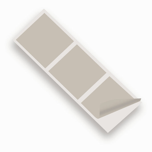 Silver Gloss 150mm SQ Vinyl Wall Tile Stickers Kitchen & Bathroom Transfers