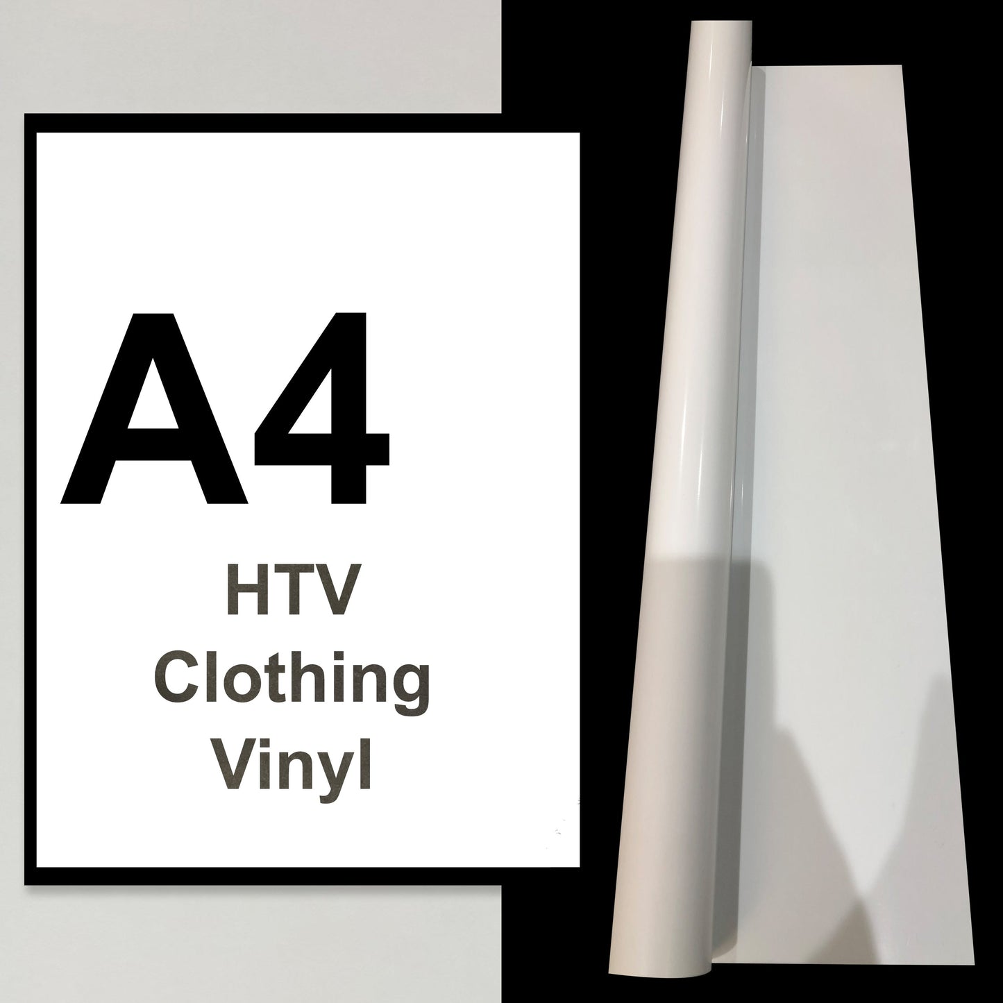 A4 A3 A2 Iron On Vinyl Sheets White